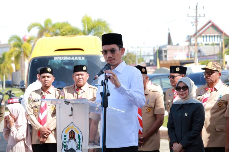 Bupati Aceh Barat Lepas Pawai Ta’aruf Musabaqah Tunas Ramadhan ke-24. Foto: Dok. Diskominsa Aceh Barat