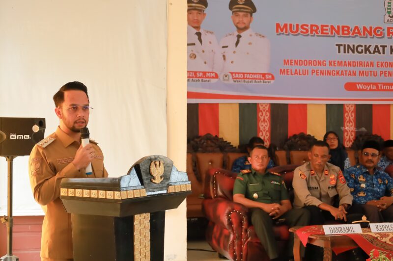 Wakil Bupati Aceh Barat, Said Fadheil. Foto: Dok. Diskominsa Aceh Barat