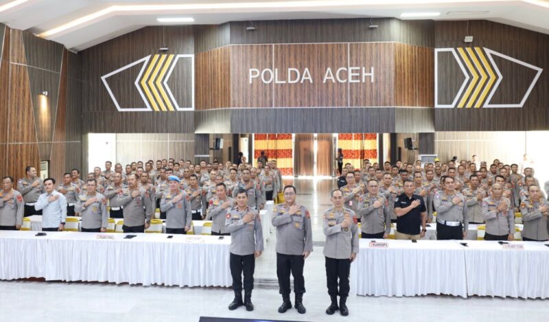 Kapolda Aceh Buka Latpraops Ketupat Seulawah-2025. Foto: Dok. Polda Aceh