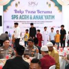 SPS Aceh melaksanakan buka puasa bersama sekaligus memberikan santunan kepada anak yatim Kamis (20/3/2025). Foto: Dok. SPS Aceh