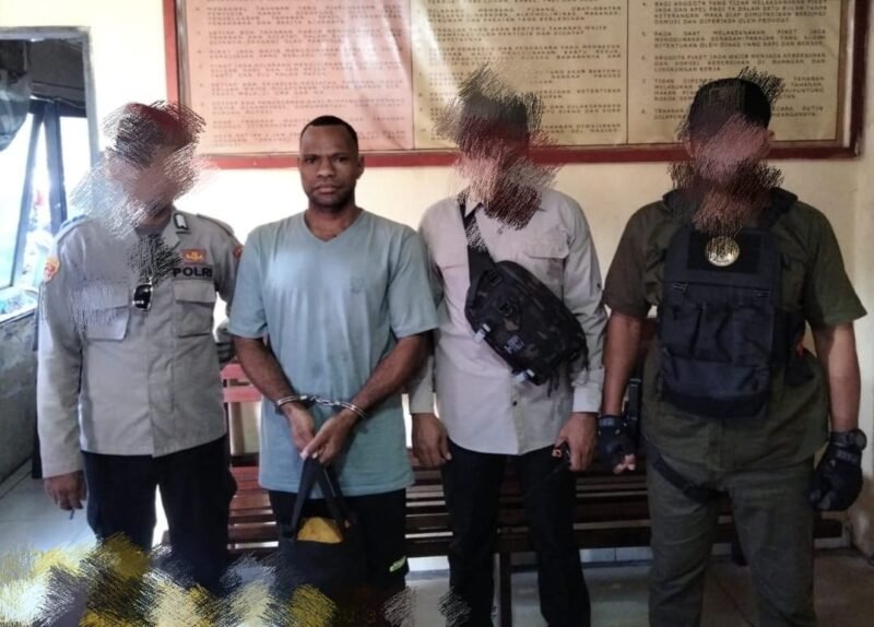 Nikson Matuan, Tersangka Penembakan di Yalimo Diserahkan ke Kejaksaan Wamena. Foto: Ist