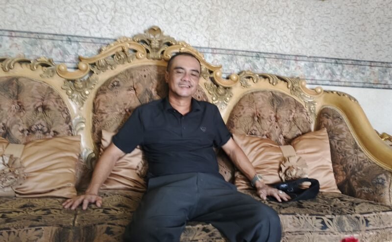 Andi Milian Darmili, saat ditemui di kediamannya di sela waktu istirahat. Foto:dok. Argamsyah/Noa.co.id.