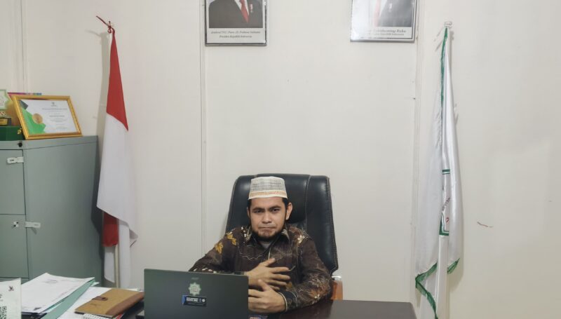 Ketua Baitul Mal kabupaten Simeulue, Supriadi. Foto:dok. Argamsyah/Noa.co.id.