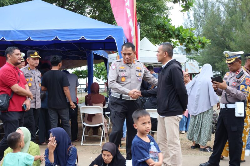 Kasatgasopsda Ketupat Seulawah 2025 Tinjau Langsung Lokasi Wisata dan Pos Pengamanan. Foto: Dok. Humas Polda Aceh