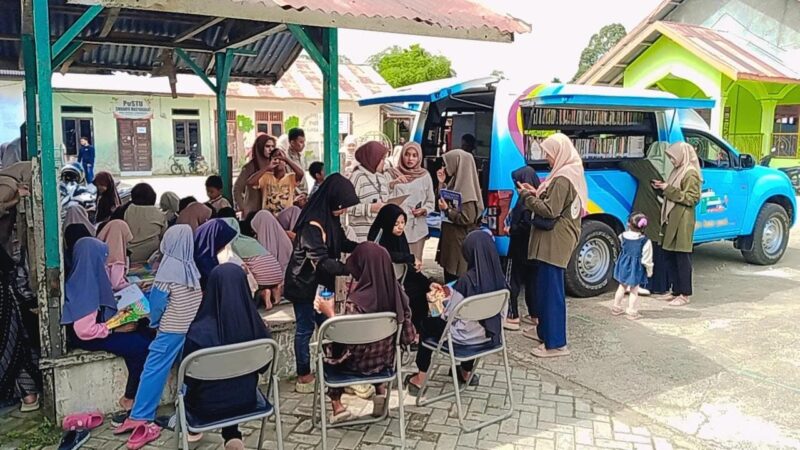 Judul: Pustaka Keliling, Cara DPKA Merayu Masyarakat untuk Gemar Membaca. Foto: Ist
