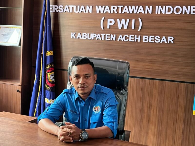 Ketua PWI Aceh Besar, Jufrizal. Foto: Dok. PWI Aceh Besar