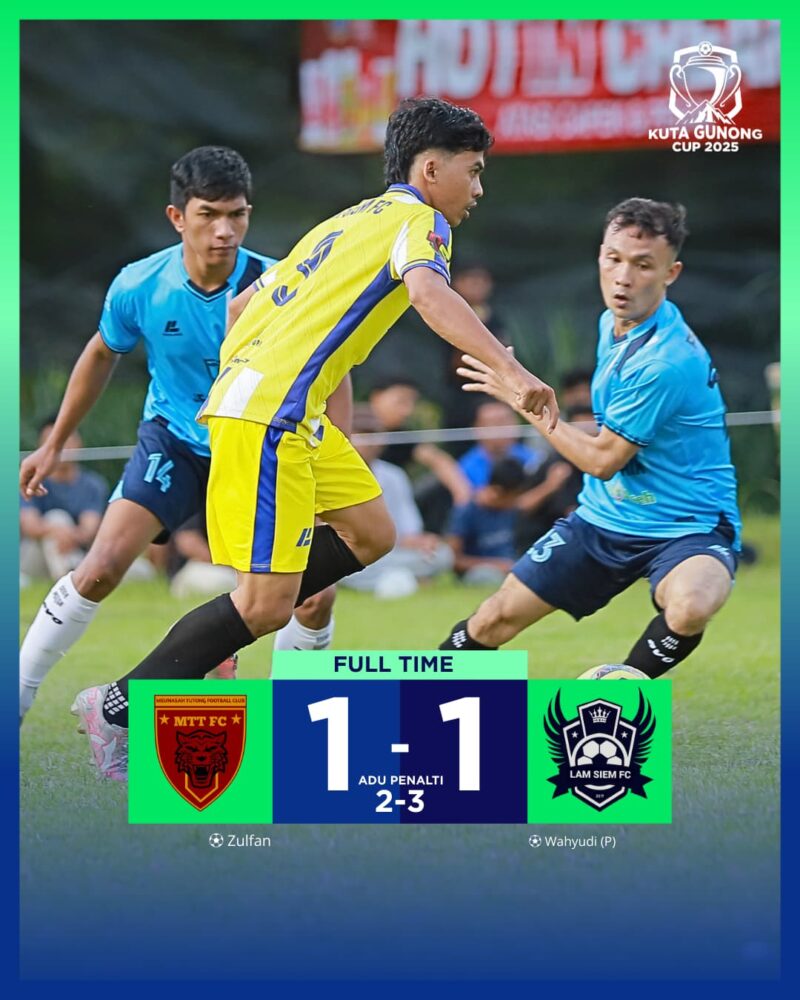 Gema Sepak Bola Aceh Besar, Turnamen Kuta Gunong CUP 2025 Resmi Dibuka!. Foto: Ist