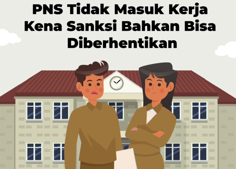 Ilustrasi ASN yang bolos kerja. Foto: (Ist).