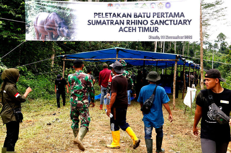 Pembangunan SRS di Aceh Timur dimulai pada 11 November 2011. Foto: Junaidi Hanafiah