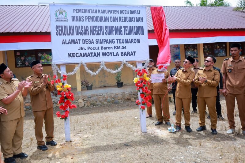 SD Swasta SP Teumarom Resmi Jadi Sekolah Negeri. Foto: Dok. Diskominsa Aceh Barat
