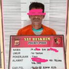 Pelaku pemerkosaan anak tiri Dibekuk Satreskrim Polres Pidie, Rabu (6/5/2025) (Dok.Humas Polres.NOA.co.id)