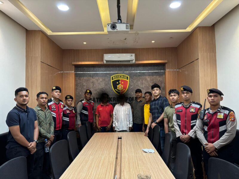 Satgas Anti Premanisme Polresta BNA, Amankan Pria Bertato di Lengan, Ini Penyebabnya!. Foto: Dok. Bidhumas Polresta Banda Aceh