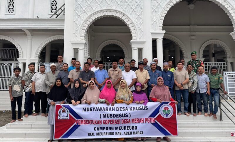 Gampong Meureubo Gelar Musdesus Pembentukan Koperasi “Merah Putih”, Dorong Ekonomi Lokal Tahun 2025. Foto: Dok. Pribadi/NOA.co.id