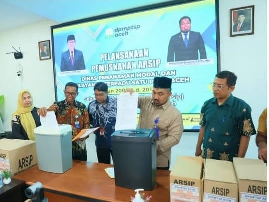 Pemusnahan Arsip: Langkah Strategis Menuju Pemerintahan yang Akuntabel dan Efisien. Foto: Dok. Humas DPKA