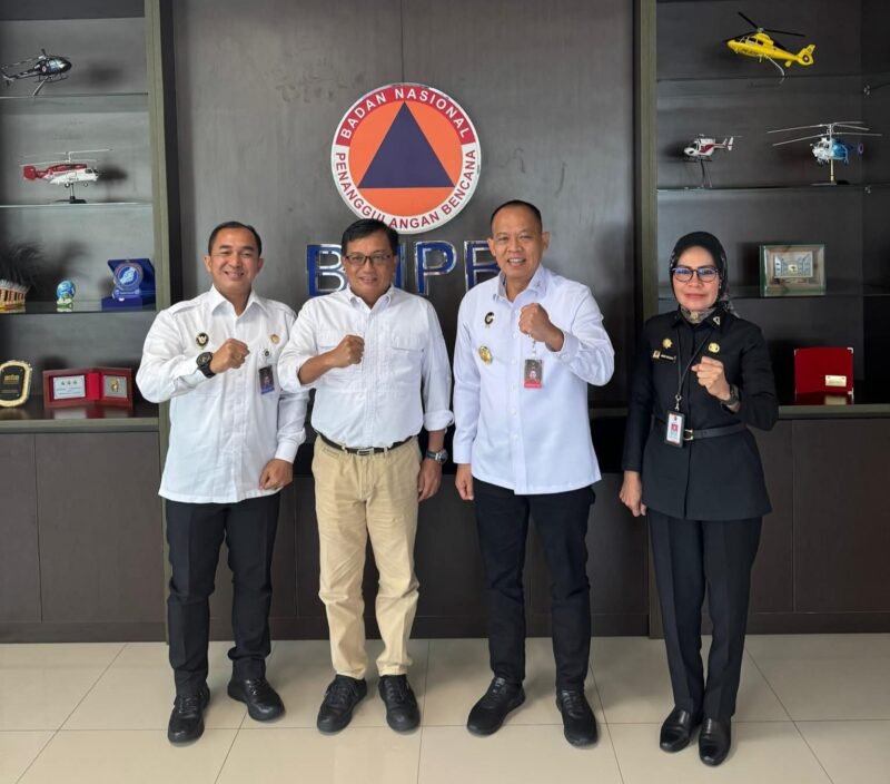 Kunjugan Kemenko Polkam ke kantor BNPB di Jakarta, Kamis (26/6/2025). (Foto : NOA.co.id/HO-kemenko Polkam).