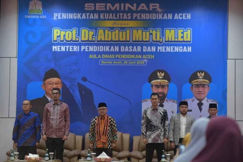 Plt. Sekda Aceh Tegaskan Komitmen Pemerintah Tingkatkan Kualitas Pendidikan. Foto: Dok. Humas Disdik Aceh