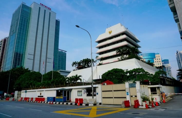 Gedung KBRI Kuala Lumpur. (Foto : NOA.co.id/HO-KBRI Kuala Lumpur).