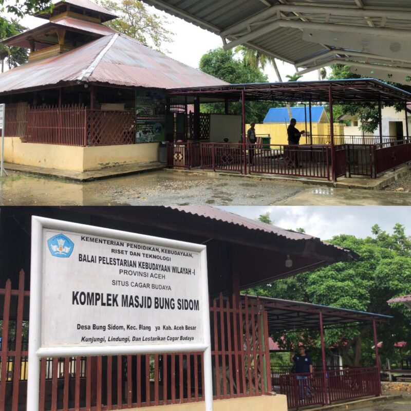 Komplek Masjid Tuha Bung Sidom, Aceh Besar. Foto : Dok. Hulwa Dzakira/NOA.co.id