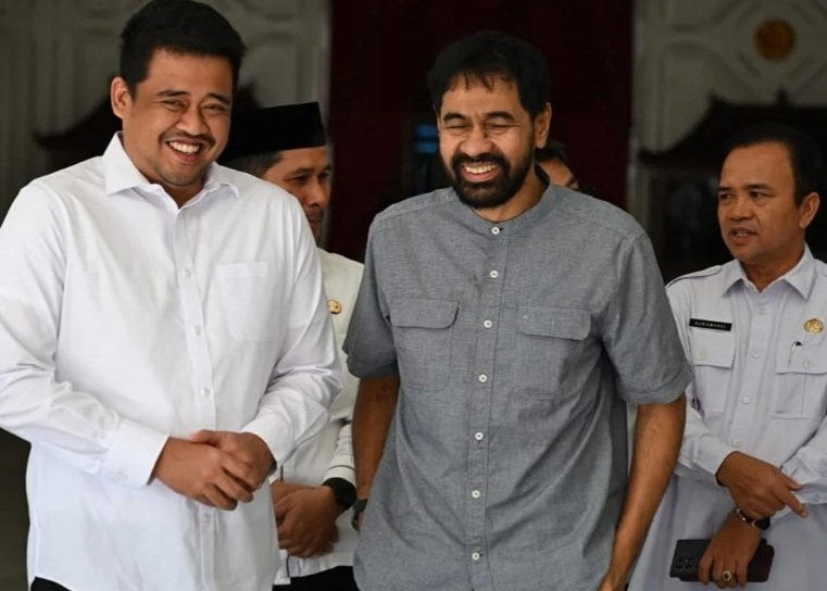 Gubernur Sumatra Utara Bobby Nasution menemui Gubernur Aceh Muzakir Manaf. (Foto : Istimewa).