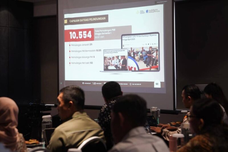 Rapat Pleno Evaluasi Capaian Kinerja Desk Koordinasi P2MI, Jakarta, Kamis (3/7/2025). (Foto : NOA.co.id/HO-Kemenko Polkam).
