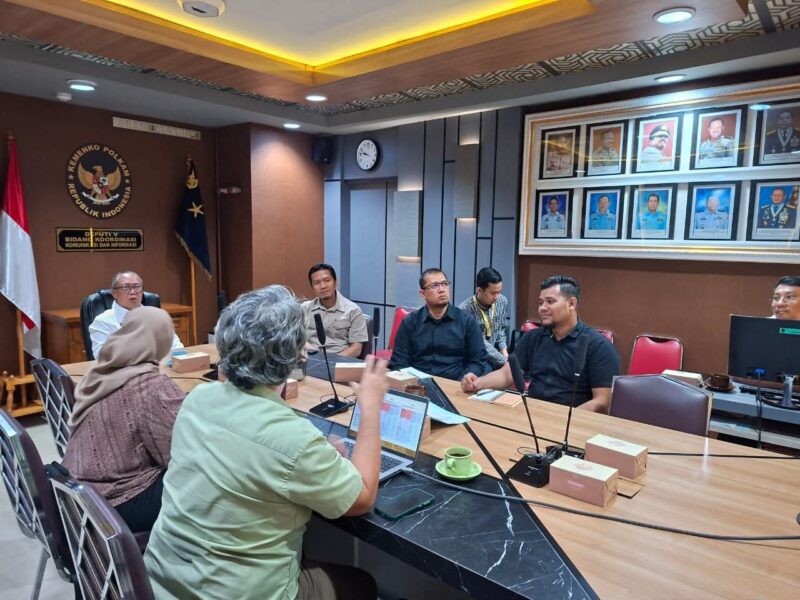 Kemenko Polkam saat menerima audiensi dari tim BRIN, Jakarta Selasa (16/7/2025). (Foto : NOA.co.id/HO-Kemenko Polkam).