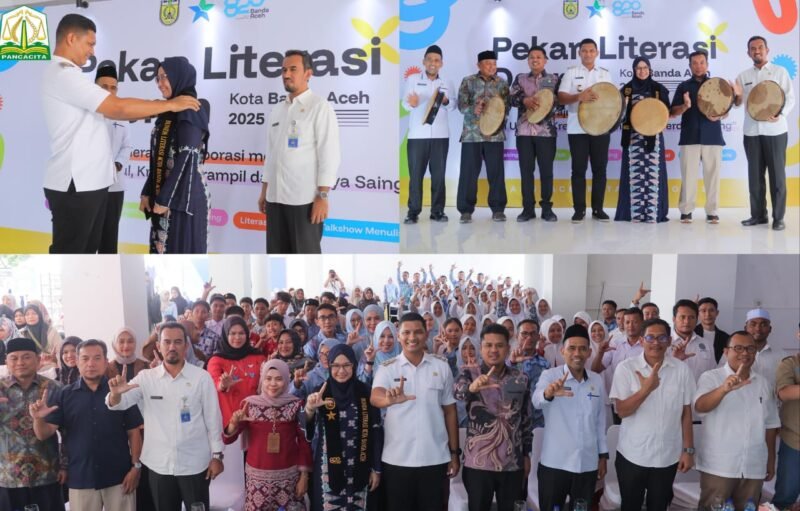 Dessy Maulidha Dikukuhkan sebagai Bunda Literasi Kota Banda Aceh, Dorong Kolaborasi untuk Budaya Membaca. Foto: Ist