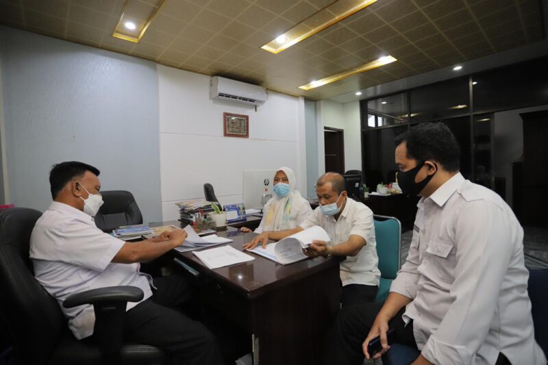 Dinas Perpustakaan dan Kearsipan (Arpus) Aceh melaksanakan penataan pendampingan arsip dinamis di lingkungan pemerintah Aceh. Foto: Ist