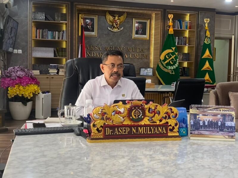 Jaksa Agung Muda Tindak Pidana Umum (JAM-Pidum) Prof. Dr. Asep Nana Mulyana. (Foto : NOA.co.id/HO-Puspenkum Kejagung RI).