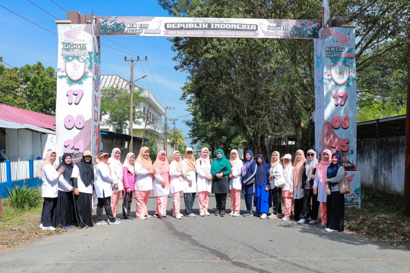 Ketua Pembina DWP Aceh Barat Afrinda Novalia Tarmizi Ajak Jaga Kebersihan. Foto: Ist