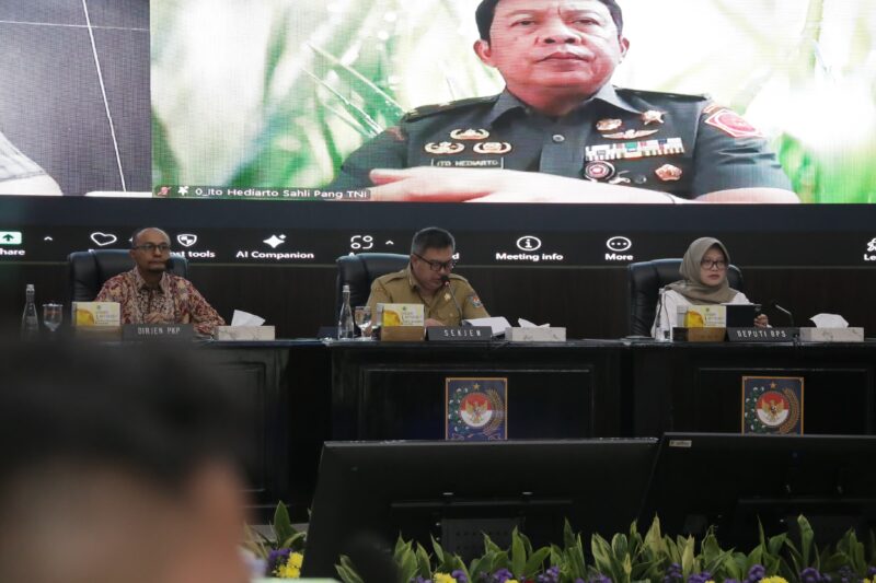 Rapat Pengendalian Inflasi digelar secara hybrid dari Gedung Sasana Bhakti Praja (SBP), Kantor Pusat Kemendagri, Jakarta, Selasa (29/7/2025). (Foto : NOA.co.id/HO- Puspen Kemendagri).