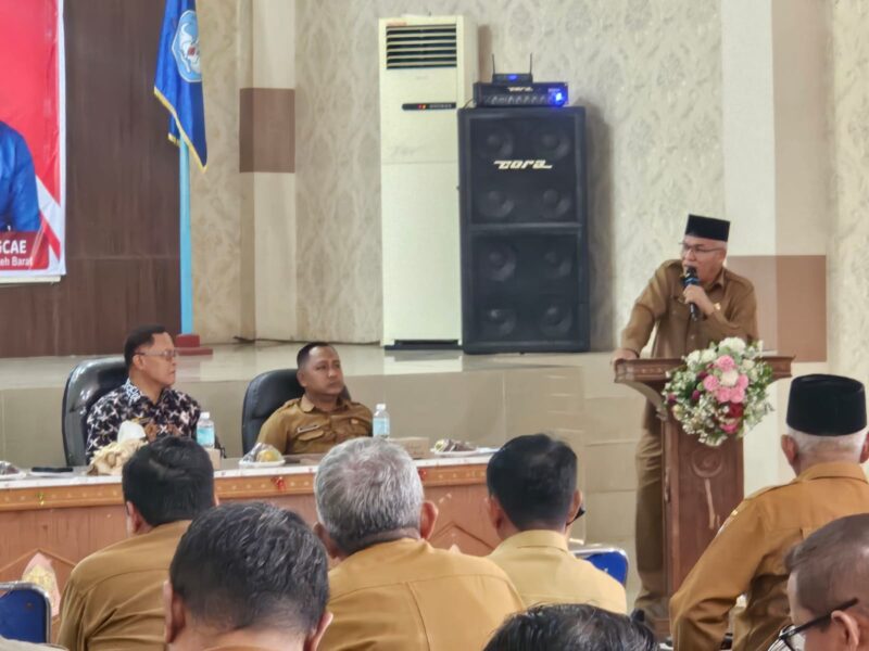 Inspektorat Aceh Barat Gelar Bimtek untuk ASN dalam Penerapan SPIP. Foto: Dok. Diskominsa Aceh Barat