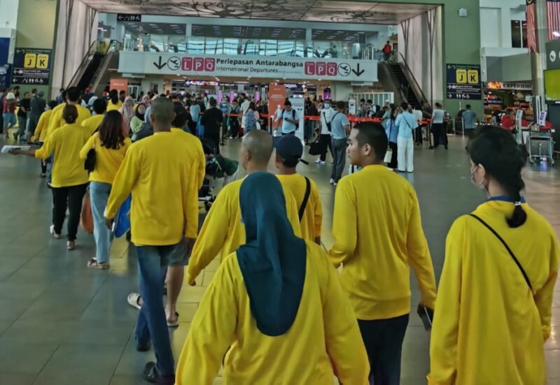Pemulangan 264 WNI kelompok rentan dari Malaysia, Kamis (14/8/2025). (NOA.co.id/HO-Kemlu RI).