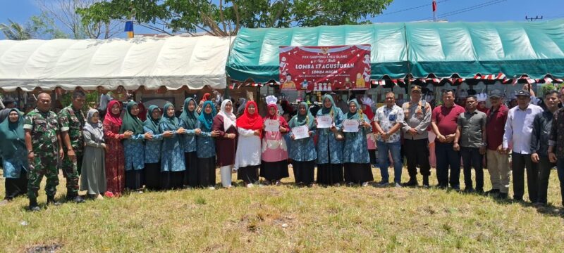 Semarakkan HUT RI Ke- 80, Gampong Lheu Blang Adakan Aneka Lomba. Foto: Ist