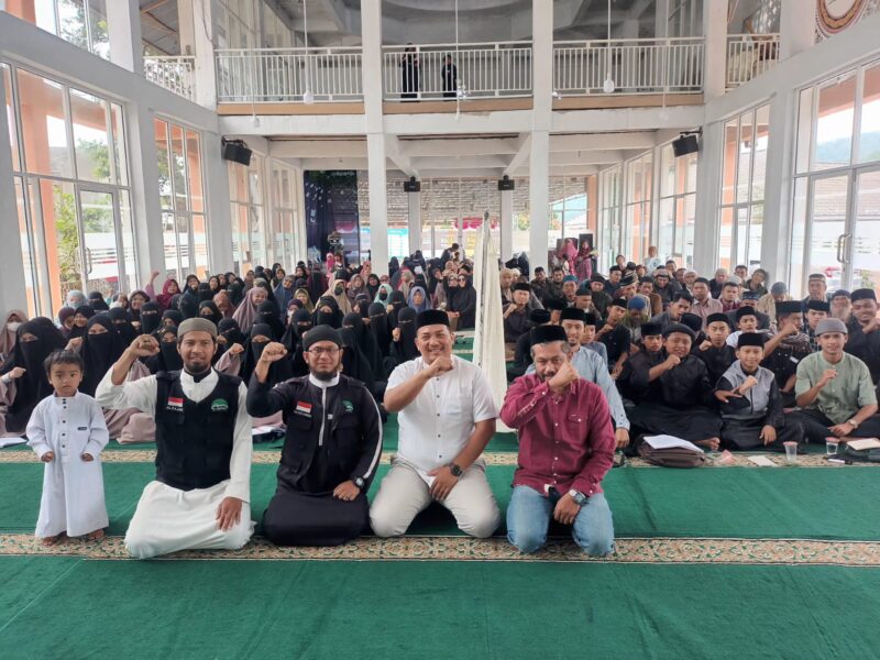 Perdana, Ponpes Al-Gurobah Takengon Meriahkan HUT RI Bareng Densus 88 AT Polri. Foto: Ist
