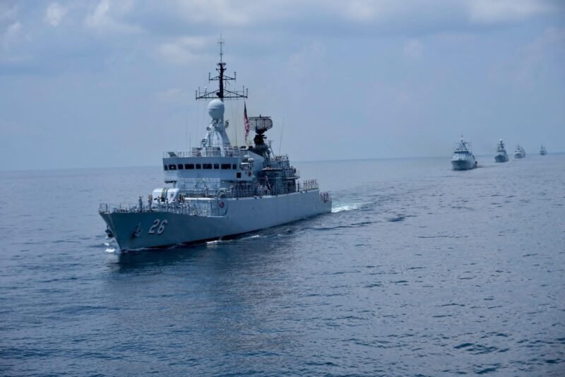 KRI Bung Tomo Ikuti Tahap Sea Phase 3rd Amnex 2025 di Selat Malaka, Sabtu (23/8/2025). (Foto : NOA.co.id/HO-Dispenal).