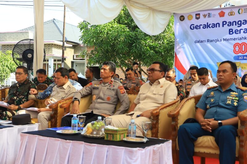 Kapolda Aceh Bersama Pemerintah Sukseskan GPM Serentak HUT ke-80 RI. Foto: Dok. Bidhumas Polda Aceh