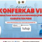 Firman Zubir Calon Tunggal, PWI Pidie Gelar Konferkab VII di Sigli. Foto: Ist