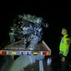 Kondisi mobil laka lantas di jalan tol Padang Tiji-Banda Aceh, Kabupaten Pidie, Rabu (20/8/2025) (Foto.Dok.Polres Pidie)