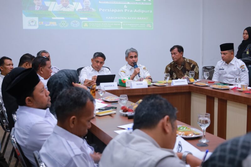 Pemkab Aceh Barat Gelar Bimtek Pengelolaan Sampah TPS-3R. Foto: Dok. Diskominsa Aceh Barat