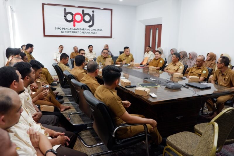 Biro PBJ Aceh Berkomitmen Mewujudkan Pengadaan Barang/Jasa yang Profesional dan Transparan. Foto: Dok. Biro PBJ Setda Aceh