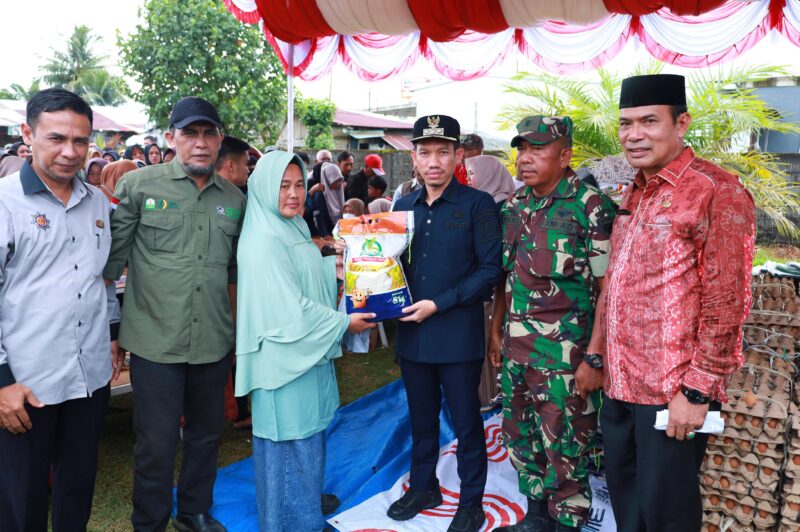 Bupati Aceh Barat: Pasar Tani Bukan Sekadar Tempat Jual Beli, Tapi Upaya Nyata Tekan Inflasi. Foto: Dok. Diskominsa Aceh Barat