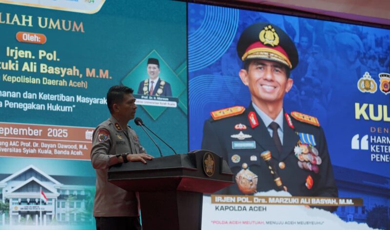 Kapolda Aceh Irjen Pol. Marzuki Ali Basyah. Foto: Dok. Budhumas Polda Aceh
