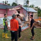 Kondisi rumah yang rusak diterjang angin badai di Kecamatan Keumala, Rabu (24/9/2025) (Foto.IST).