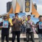 Aksi damai Liga Mahasiswa Nasional untuk Demokrasi (LMND) Eksekutif Kabupaten Aceh Singkil di Banda Aceh, Rabu (29/10/2025). (Foto : Farid Ismullah/NOA.co.id).