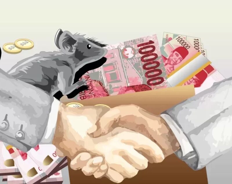 Praktik Korupsi. (Foto : Ilustrasi).