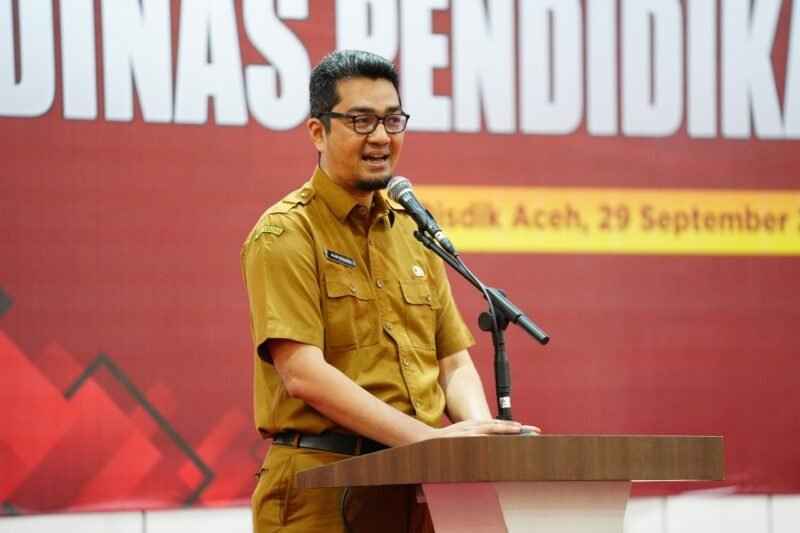 Kepala Dinas Pendidikan Aceh, Marthunis, ST., D.E.A. Foto: Dok. NOA.co.id