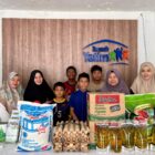 Jumat Berkah Penuh Kepedulian, Persit Yonif 112/DJ Salurkan Bantuan Sembako untuk Anak Yatim Banda Aceh. Foto: Ist