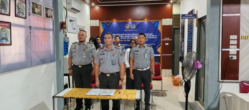 Rutan Sabang Ikuti Penandatanganan Komitmen Bersama Jajaran Pemasyarakatan Secara Nasional. Foto: Dok. Humas Rumah Tahanan Negara kelas IIB Sabang