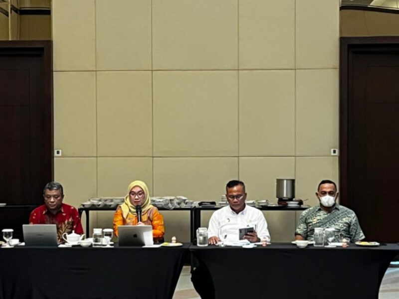 Rapat Koordinasi Finalisasi Penyusunan Rancangan Gugus Tugas Pencegahan dan Penanganan Tindak Pidana Perdagangan Orang (TPPO) di Depok, Jawa Barat, Jumat (24/10/2025). (Foto : NOA.co.id/HO-Kemenko Polkam RI).