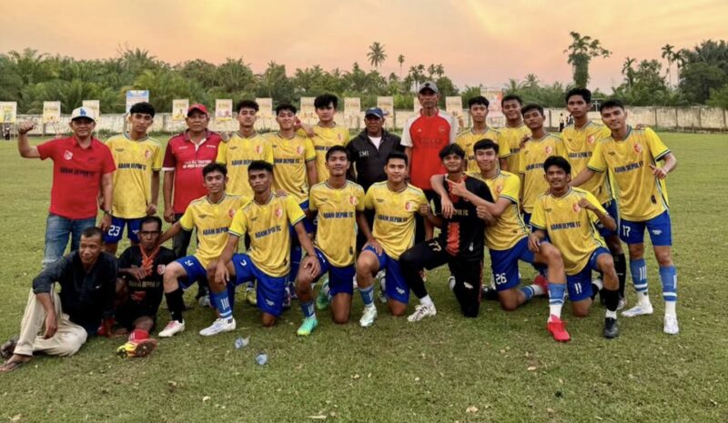 Tim Adam Depok Nagan Raya foto bersama usai bertanding, Selasa (28/10/2025) (Foto IST).